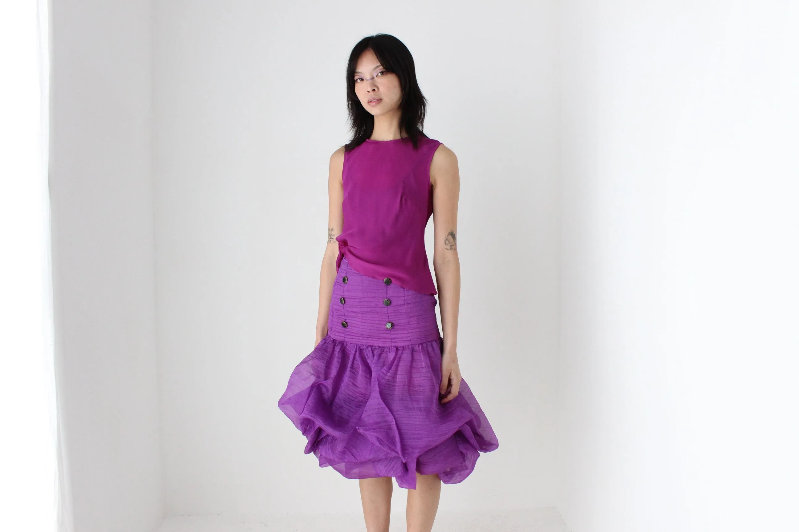 INSANE 80s 'Harry Who' Sculptural Puff Bubble Skirt
