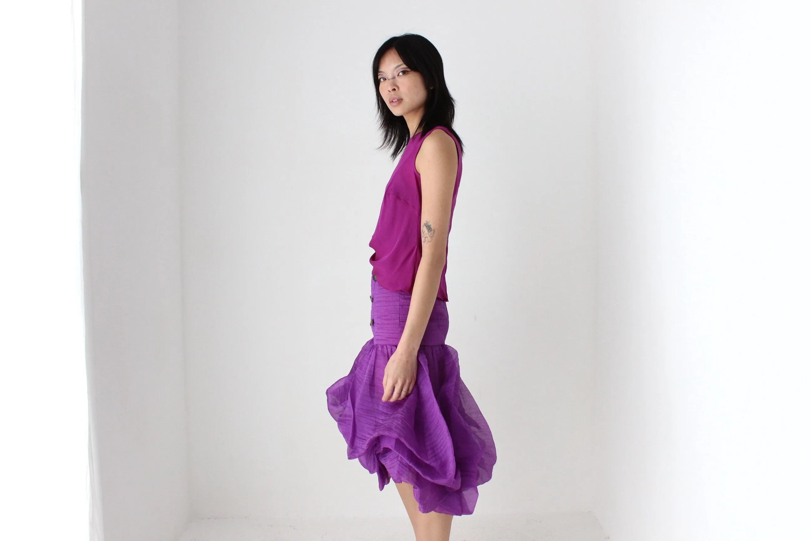 INSANE 80s 'Harry Who' Sculptural Puff Bubble Skirt