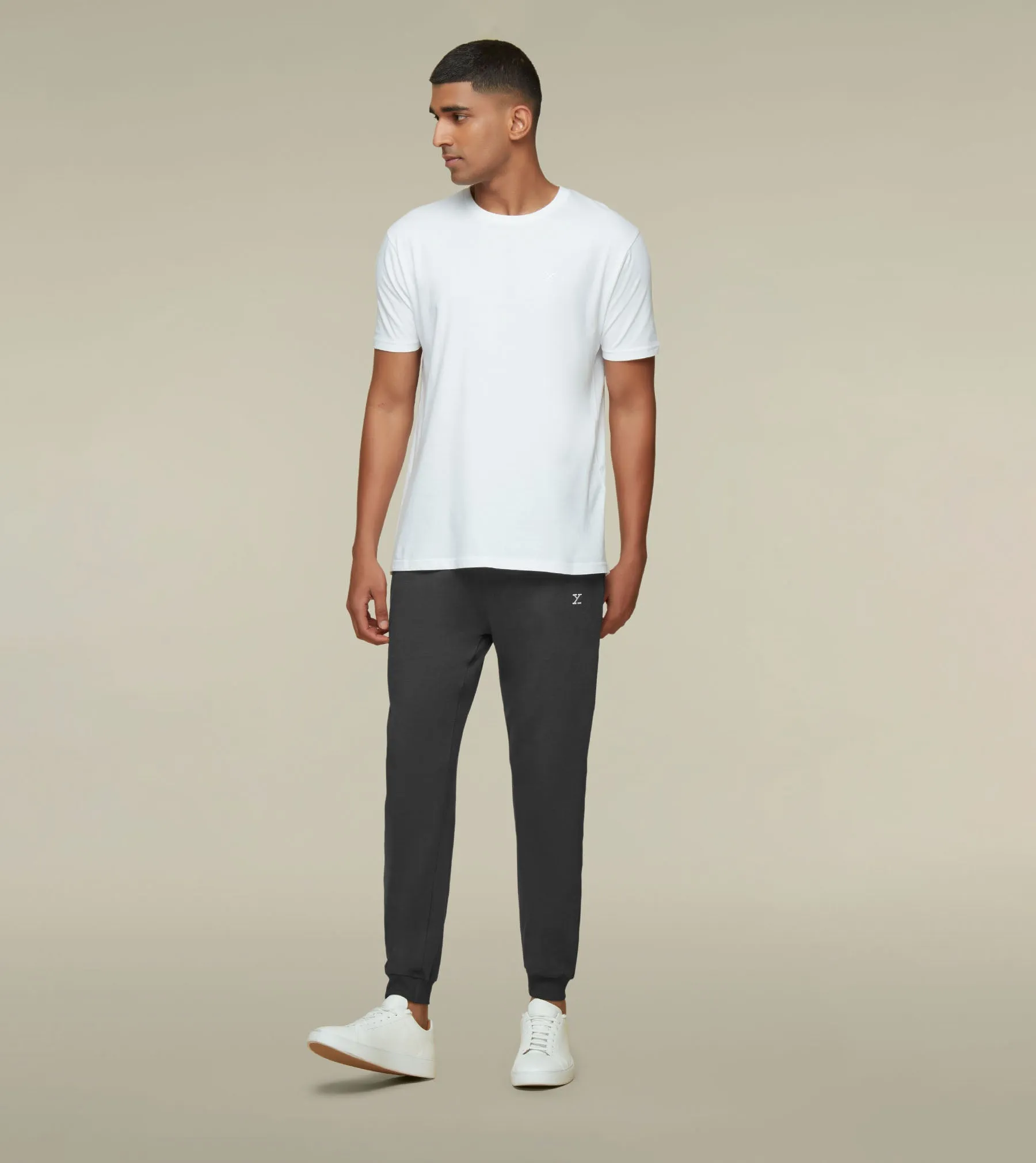 IntelliSoft Ace Modal-Cotton Joggers Graphite Grey