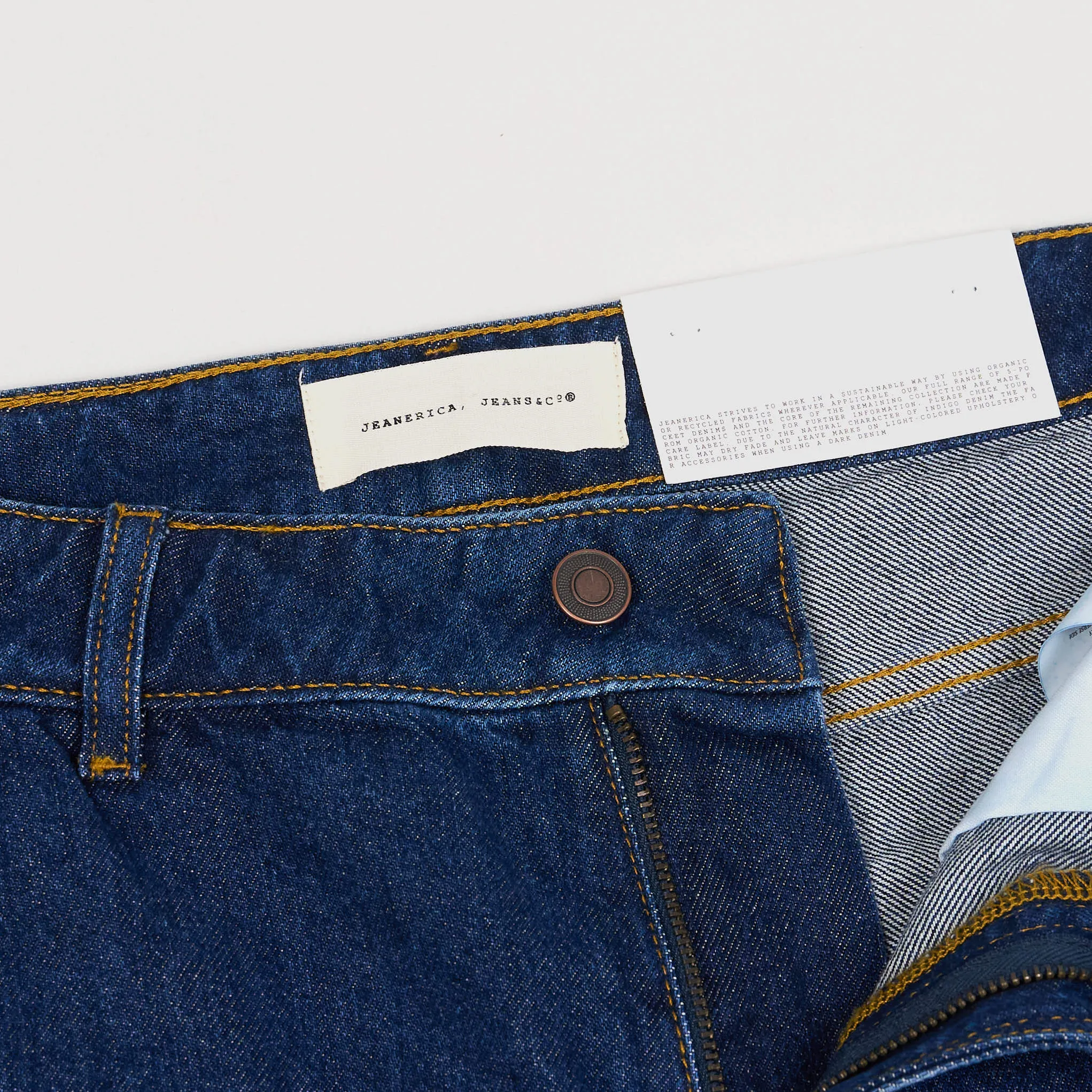 Jeanerica Ladies Wide Cut Chino Denim Pants
