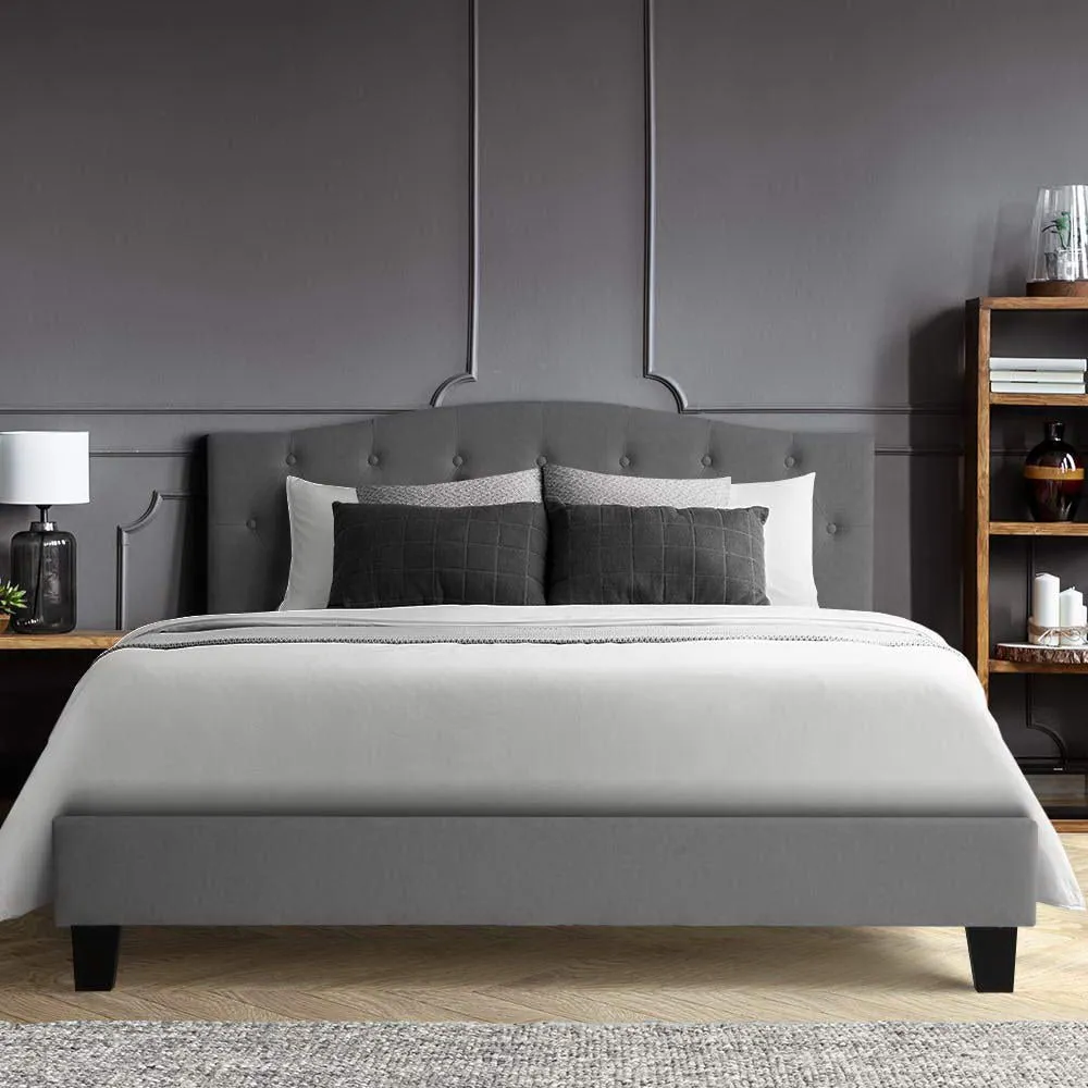 Jervis Double Bed Frame Grey