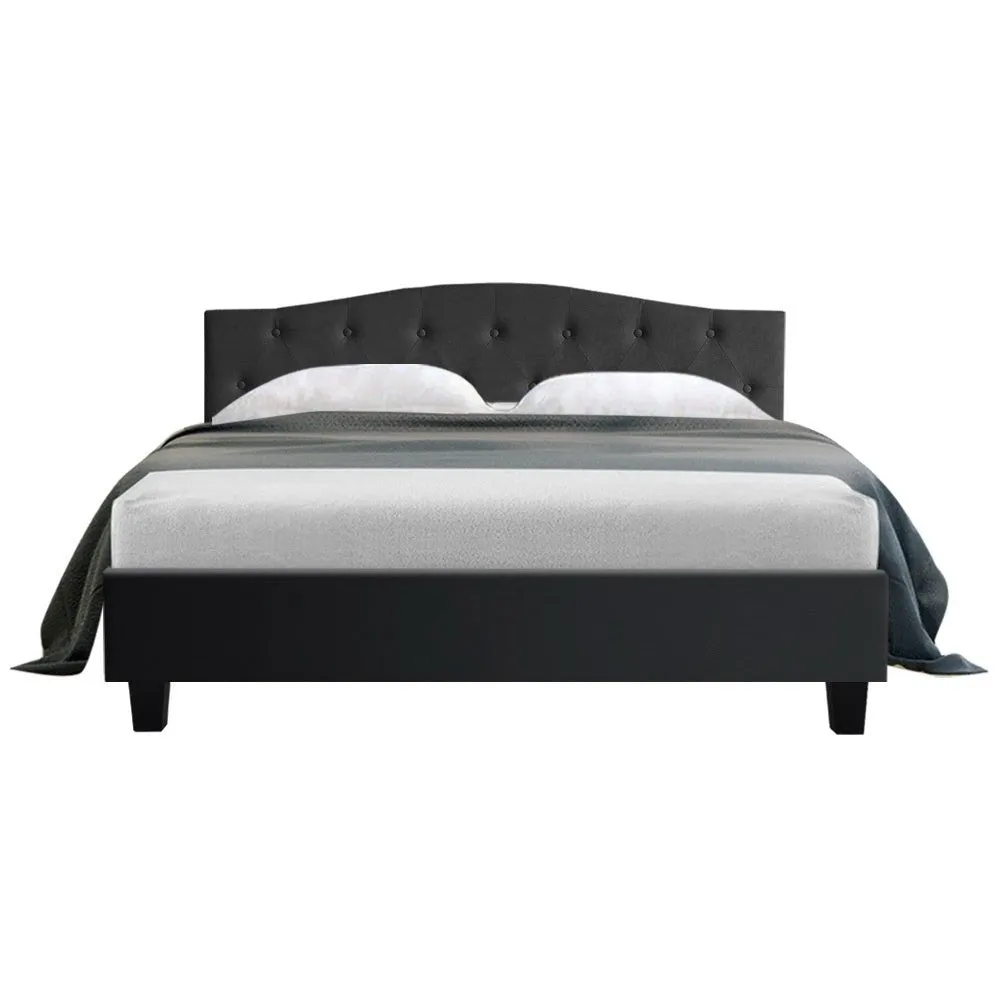 Jervis Queen Bed Frame Charcoal