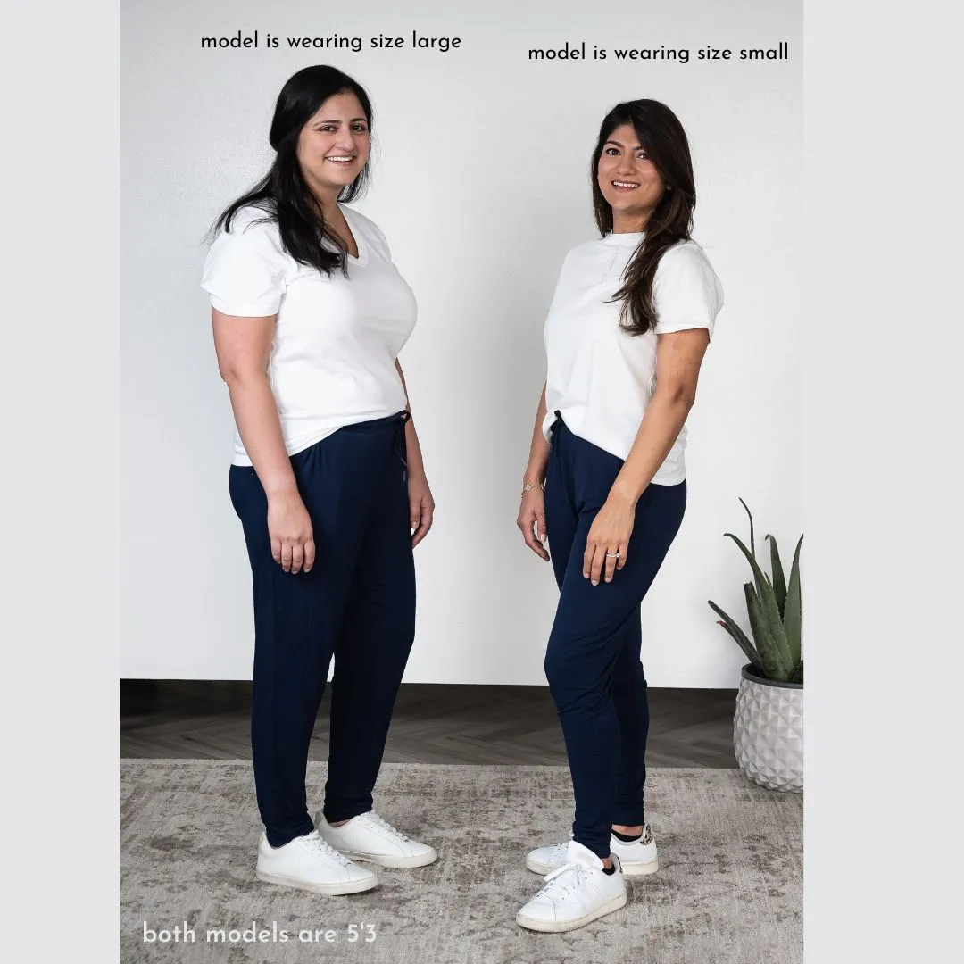 Ladies Bamboo Joggers - Navy (FINAL SALE)