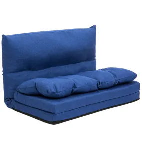 Linen Folding Lounge Futon Gaming Couch Chair