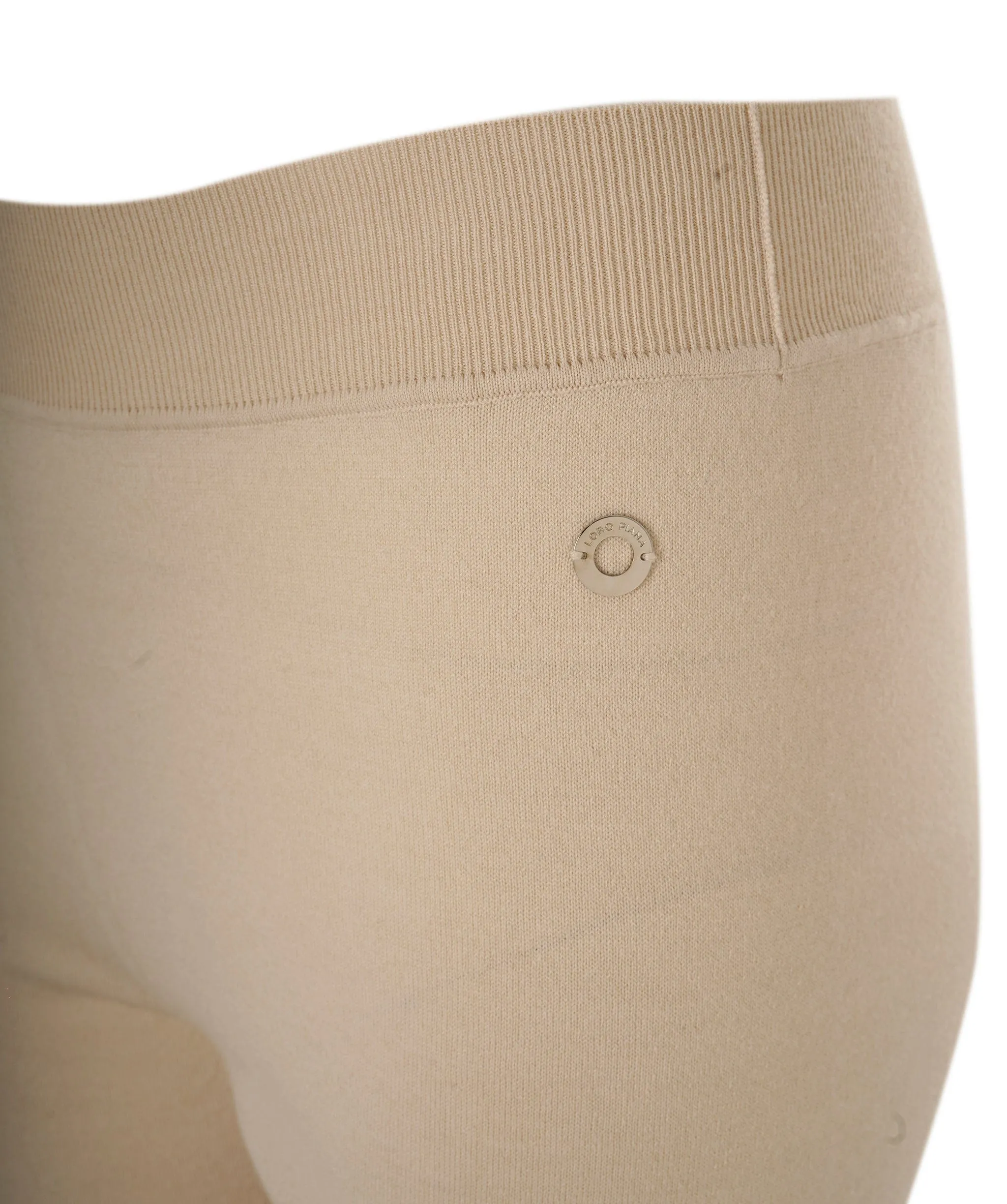 Loro Piana Cream Cashmere Blend Joggers Size IT46 (UK 14) ASL9725