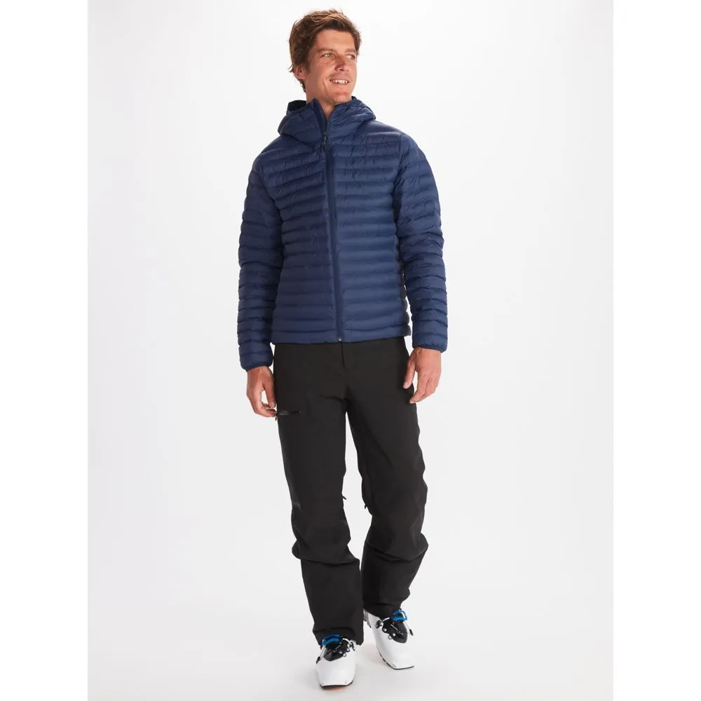 Marmot Men's Echo Featherless Hooded Puffer Jacket Large Navy Blue