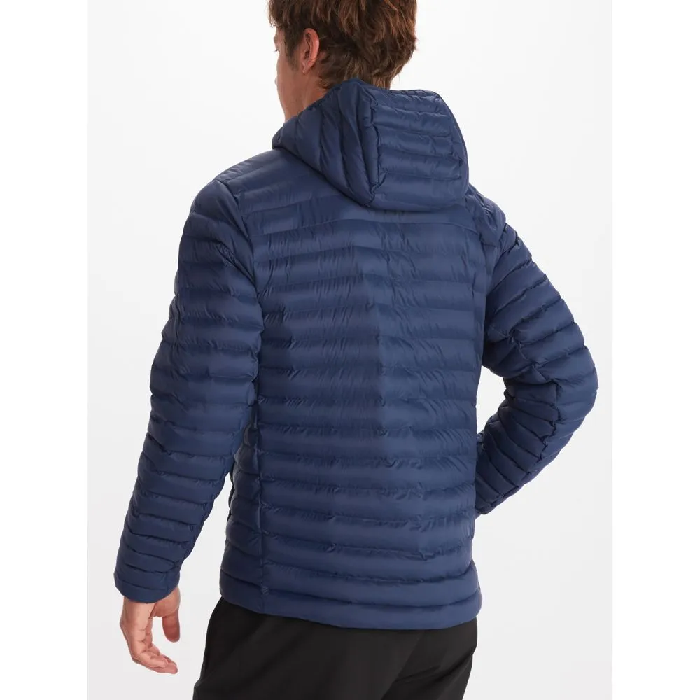 Marmot Men's Echo Featherless Hooded Puffer Jacket Large Navy Blue