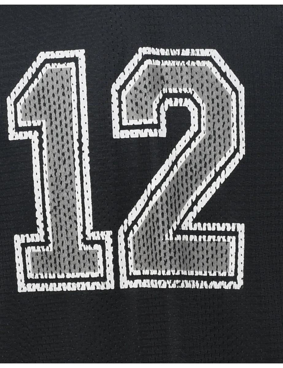Mesh Printed T-shirt - L