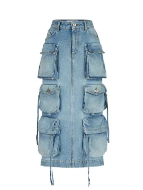 Midi Skirt (Sky Blue)