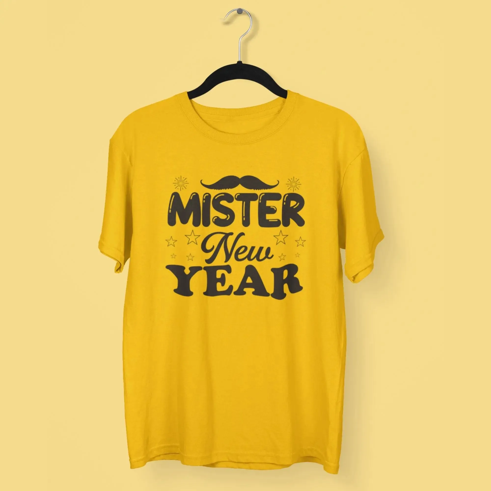 Mister New Year Round Neck Half Sleeve Classic T-Shirt