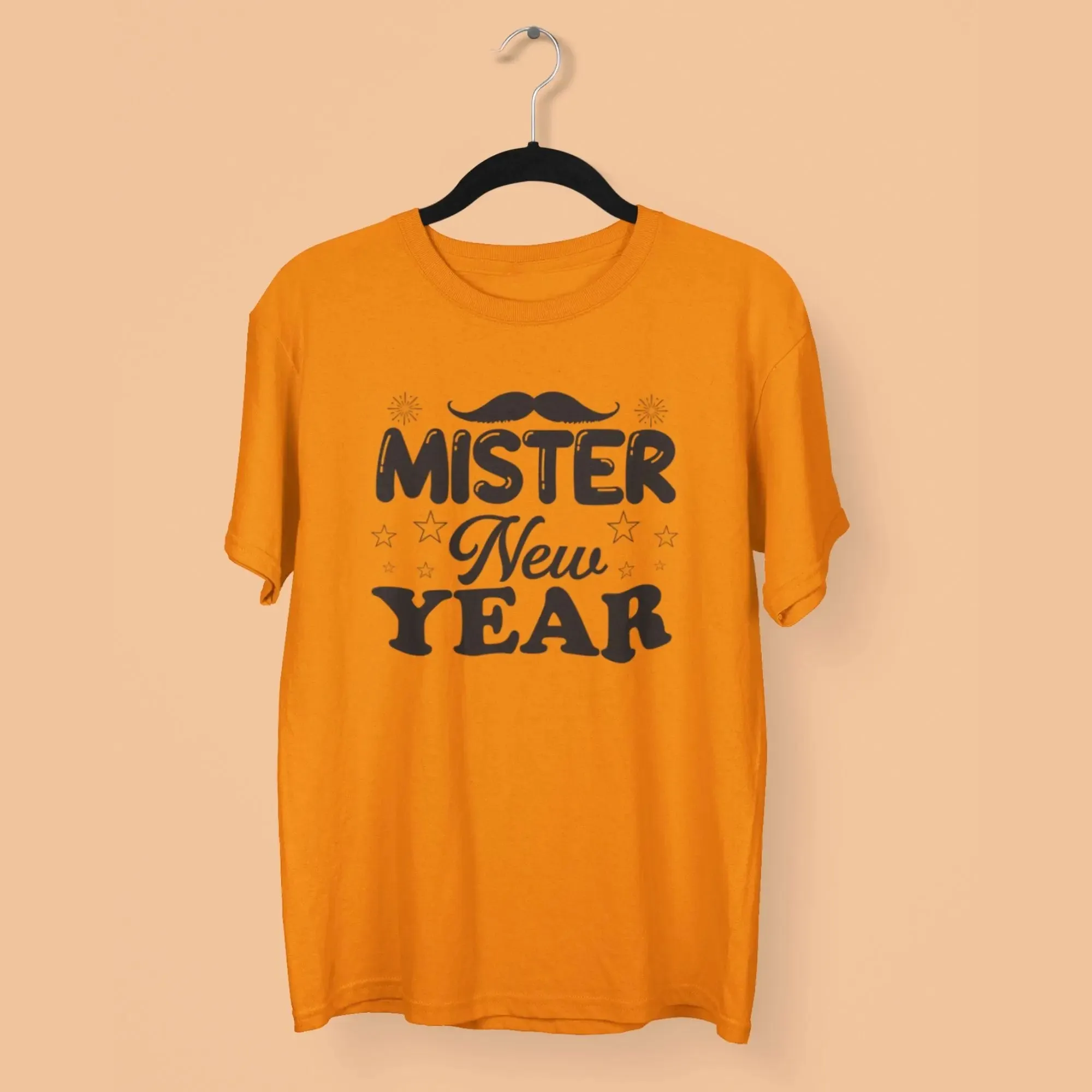 Mister New Year Round Neck Half Sleeve Classic T-Shirt