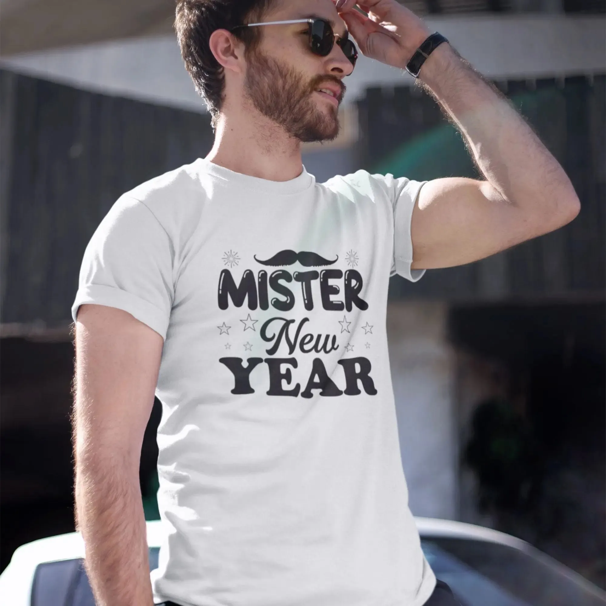 Mister New Year Round Neck Half Sleeve Classic T-Shirt