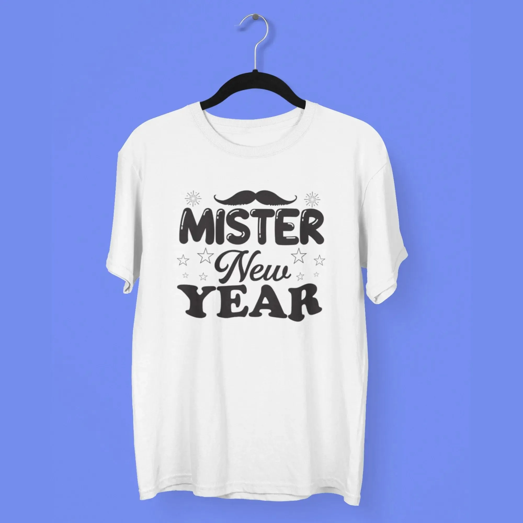 Mister New Year Round Neck Half Sleeve Classic T-Shirt
