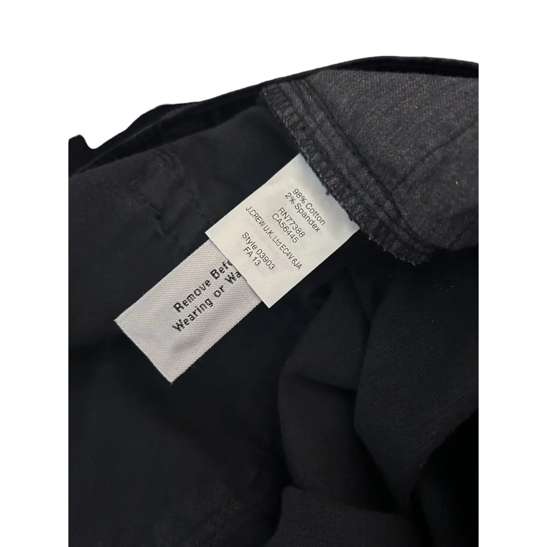 Navy Matchstick Straight Leg Corduroy Pants