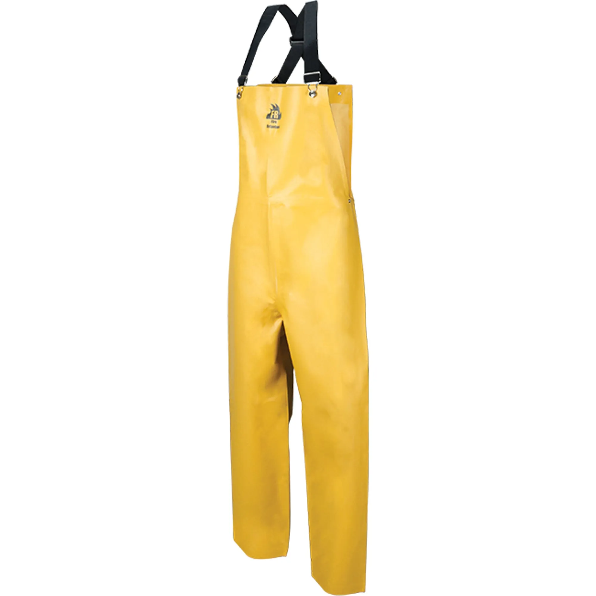 Neo-Slick Chemical & Acid Resistant Rain Pants, 2X-Large, Neoprene, Yellow