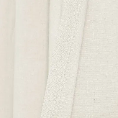 New - Set of 2 (84"x52") Faux Linen Grommet Window Curtain Panels Light Beige - Lush Décor