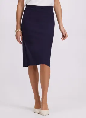 Peplum Panel Pencil Skirt