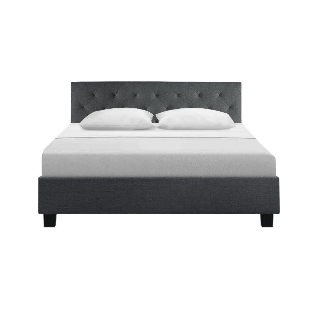 Preston Queen Bed Frame Charcoal