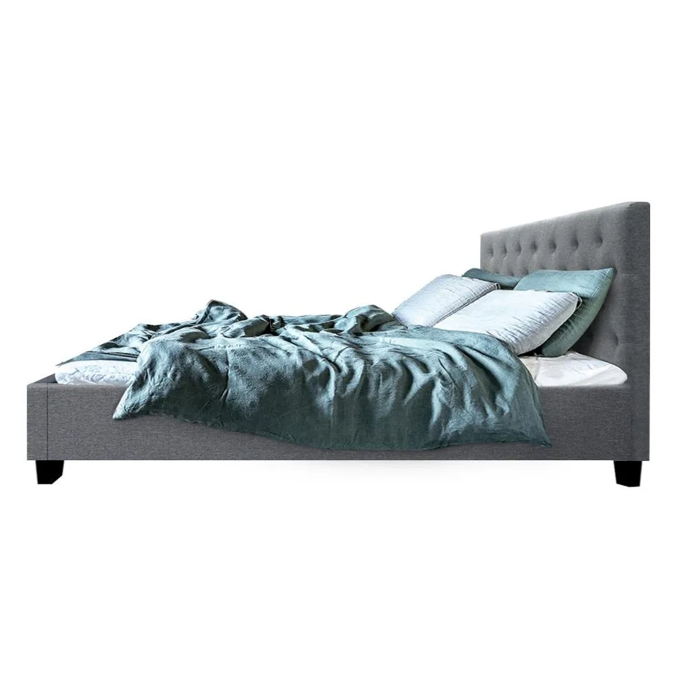 Preston Queen Bed Frame Grey