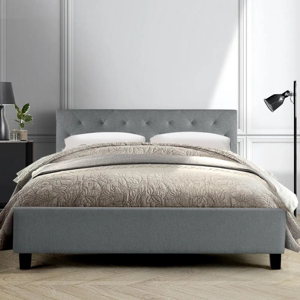 Preston Queen Bed Frame Grey