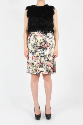 Print Pencil Skirt