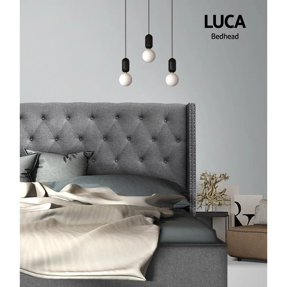 Queen Size | Luca Bed Headboard (Grey)