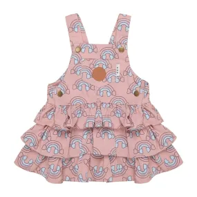 Rain Bow Overall Frill Dress