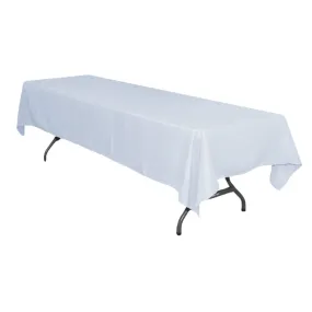 Rectangular Polyester Tablecloth 60"x126" - Dusty Blue