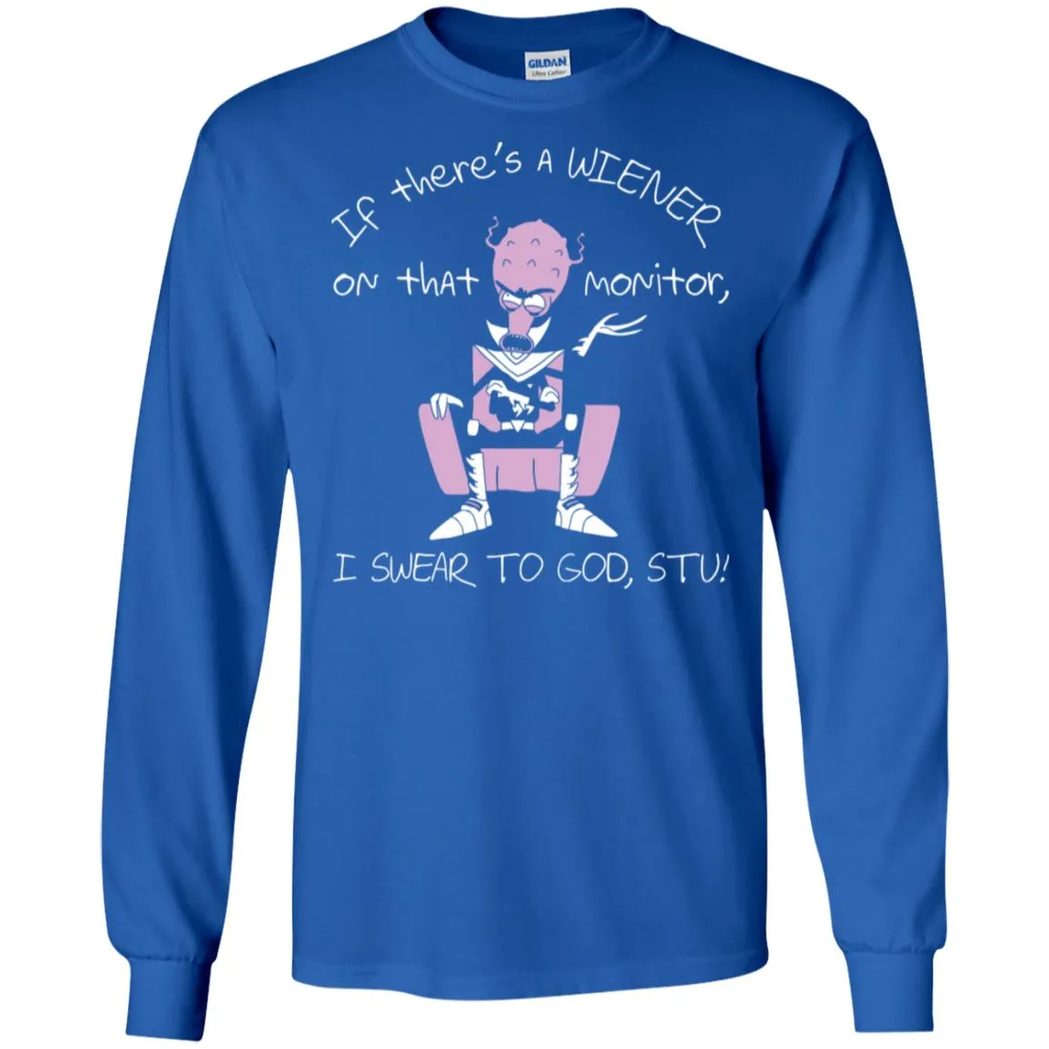 Rick And Morty If There's A Wiener Men Long SLeeve Shirt