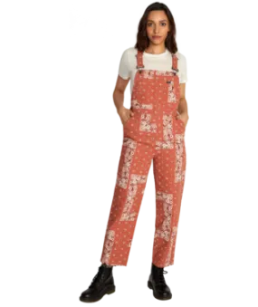 RVCA Succession Overalls - Cinnamon