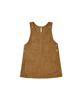 Rylee & Cru Chartreuse Overall Dress