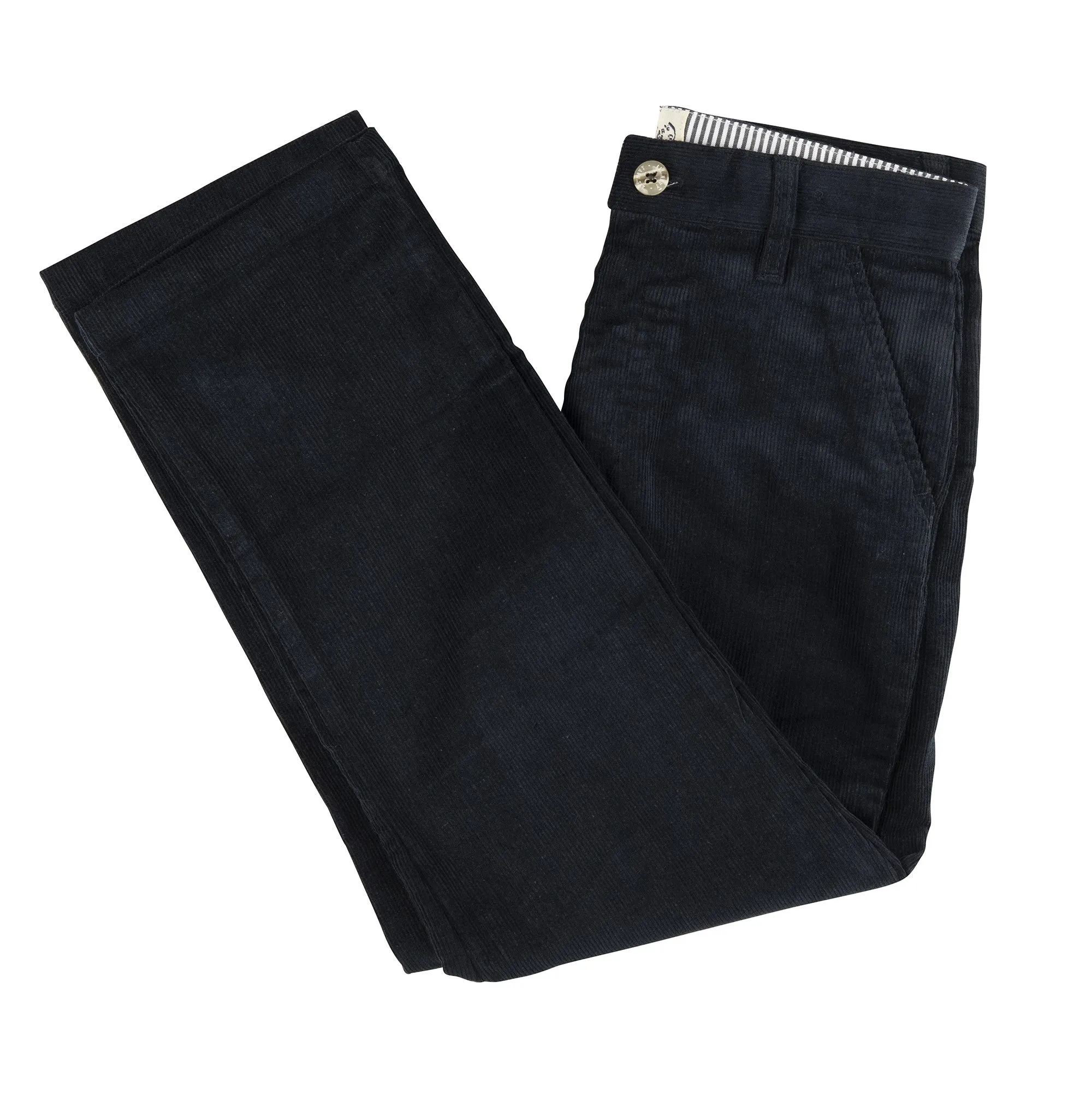 Teal Regular Fit Corduroy Pants