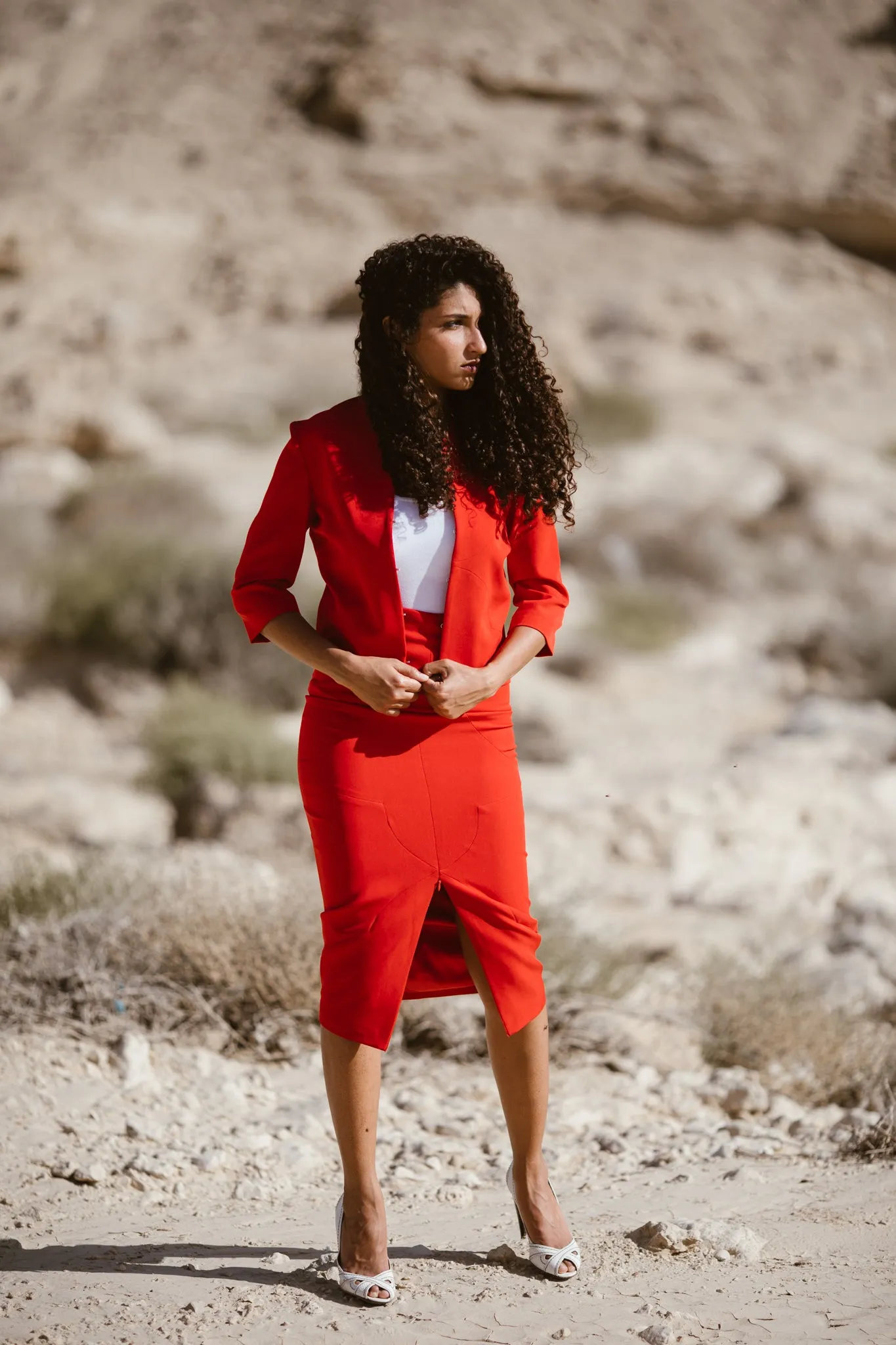 The Arabesque Pencil Skirt