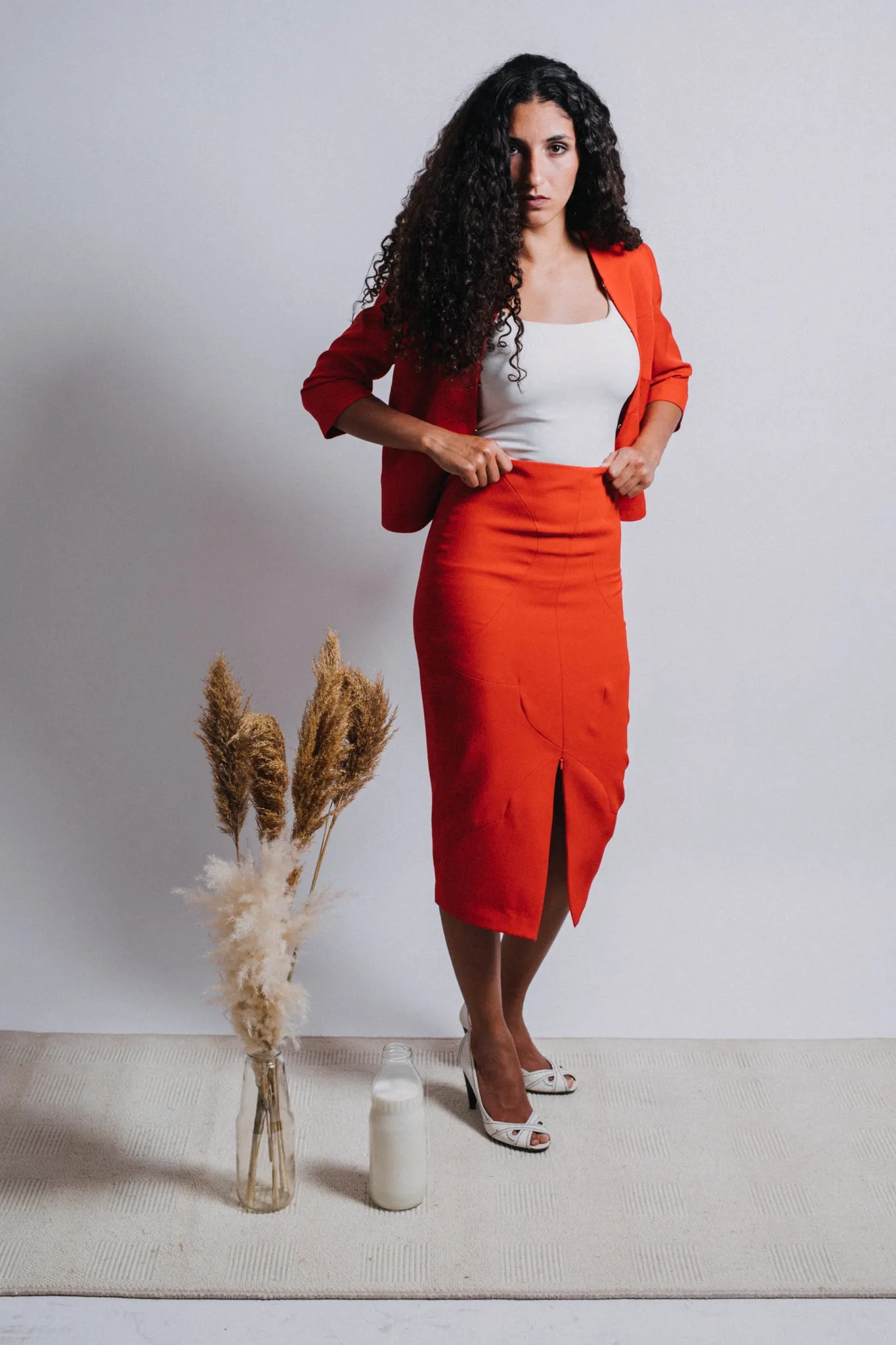 The Arabesque Pencil Skirt