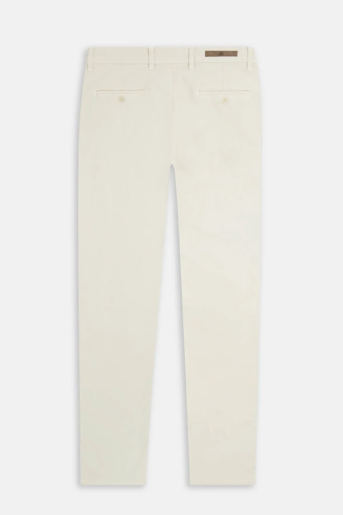 Twill Patterned Chino Alabaster Light-Beige Pant