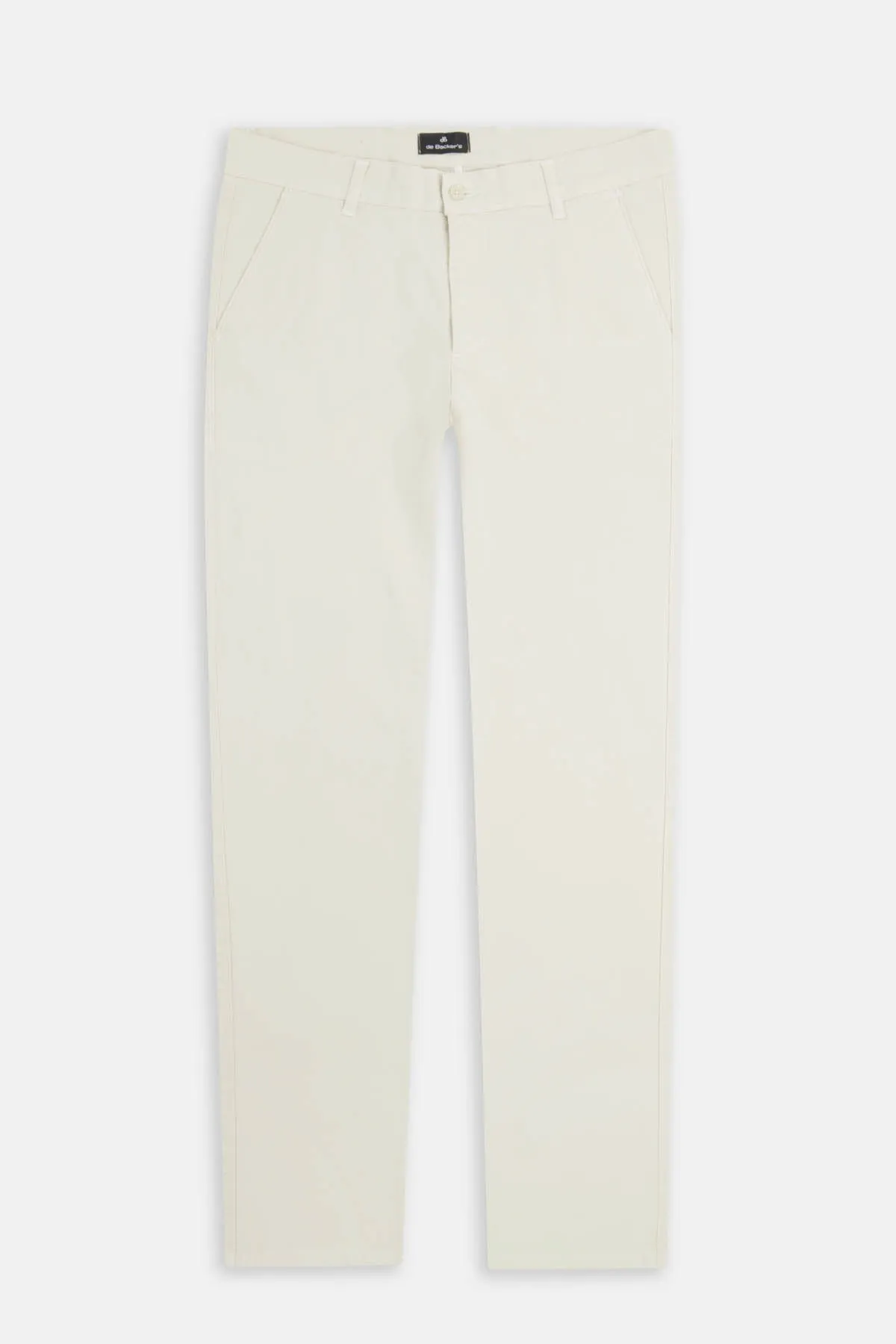 Twill Patterned Chino Alabaster Light-Beige Pant