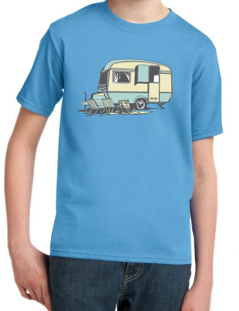 VINTAGE CARAVAN T-SHIRT FOR KIDS