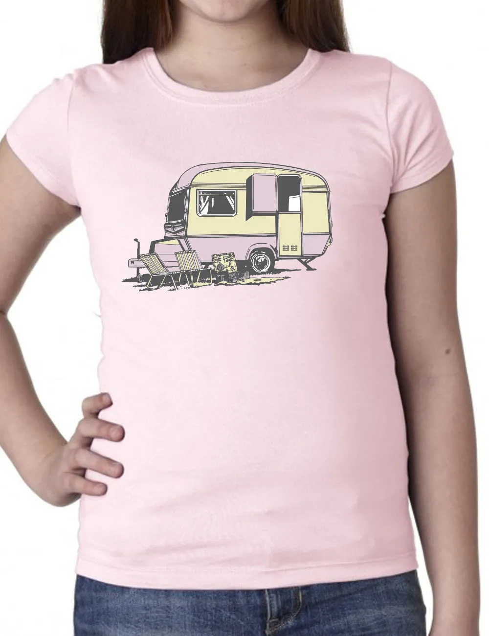 VINTAGE CARAVAN T-SHIRT FOR KIDS
