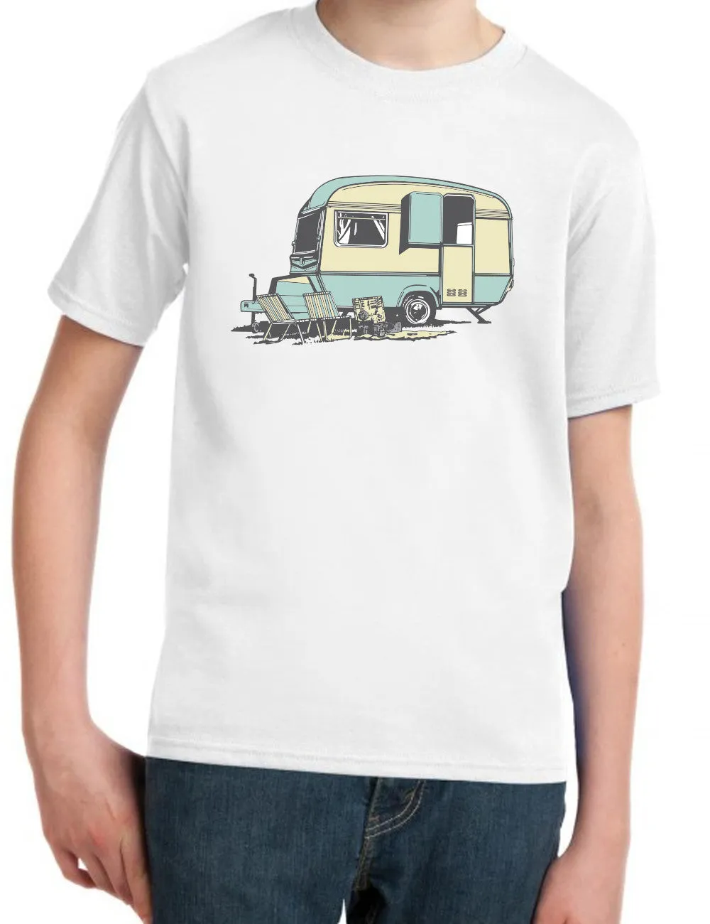VINTAGE CARAVAN T-SHIRT FOR KIDS