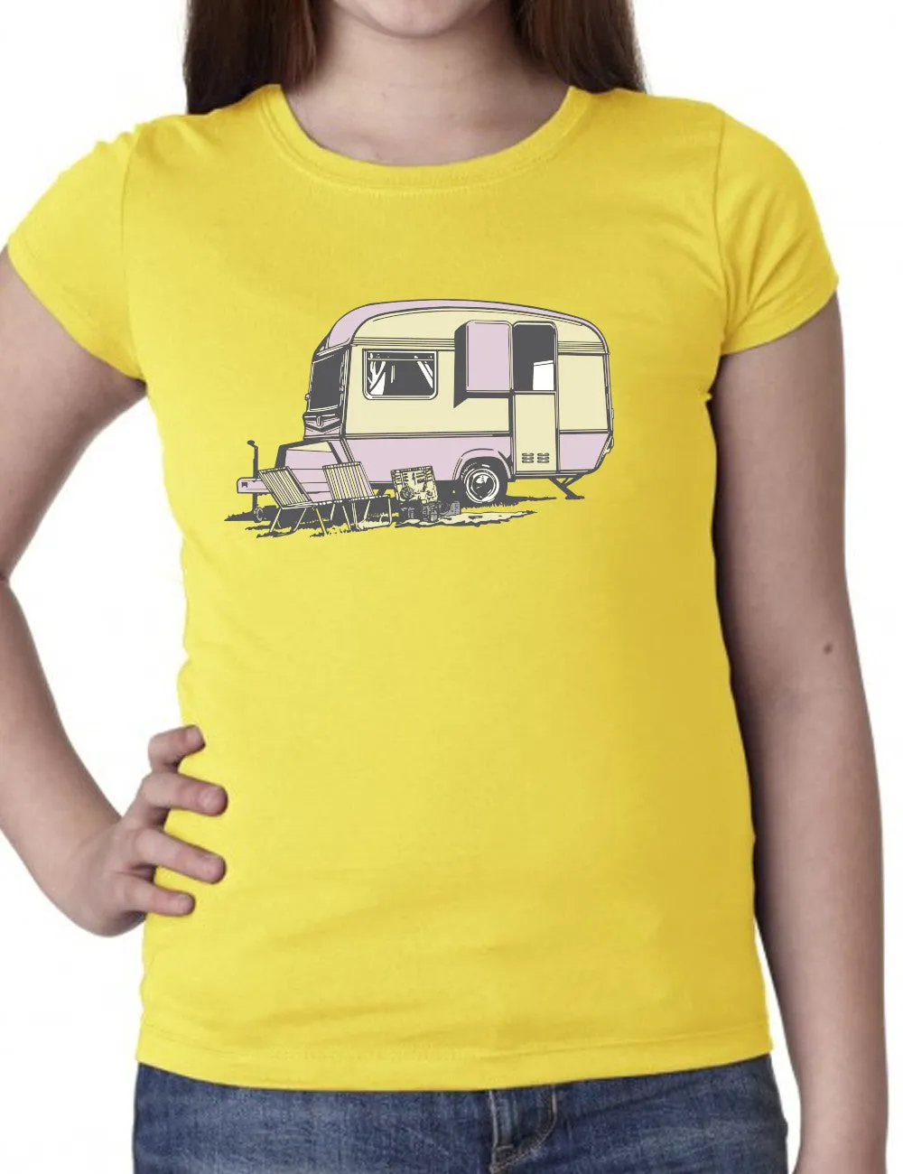 VINTAGE CARAVAN T-SHIRT FOR KIDS