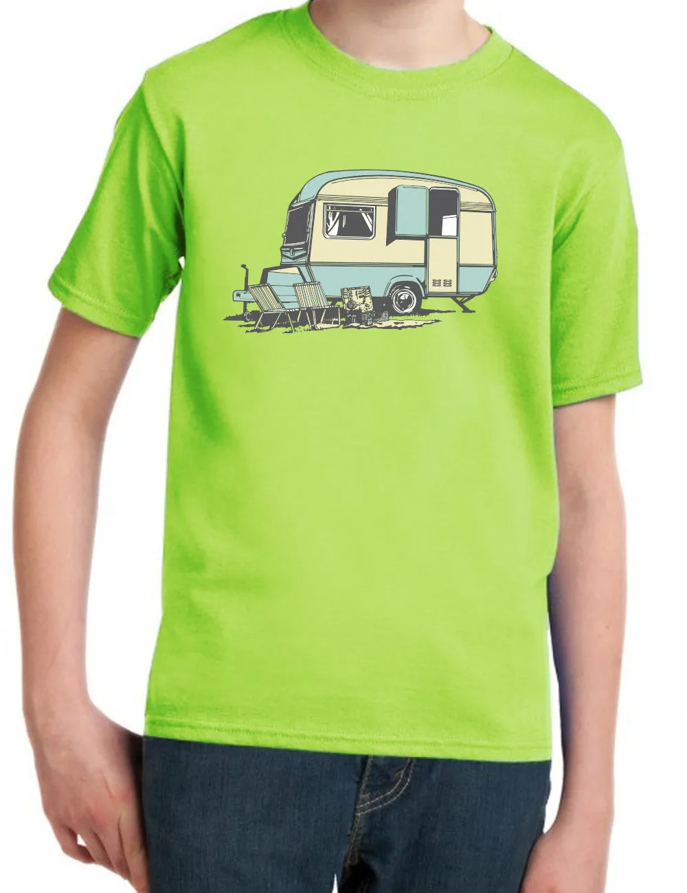 VINTAGE CARAVAN T-SHIRT FOR KIDS