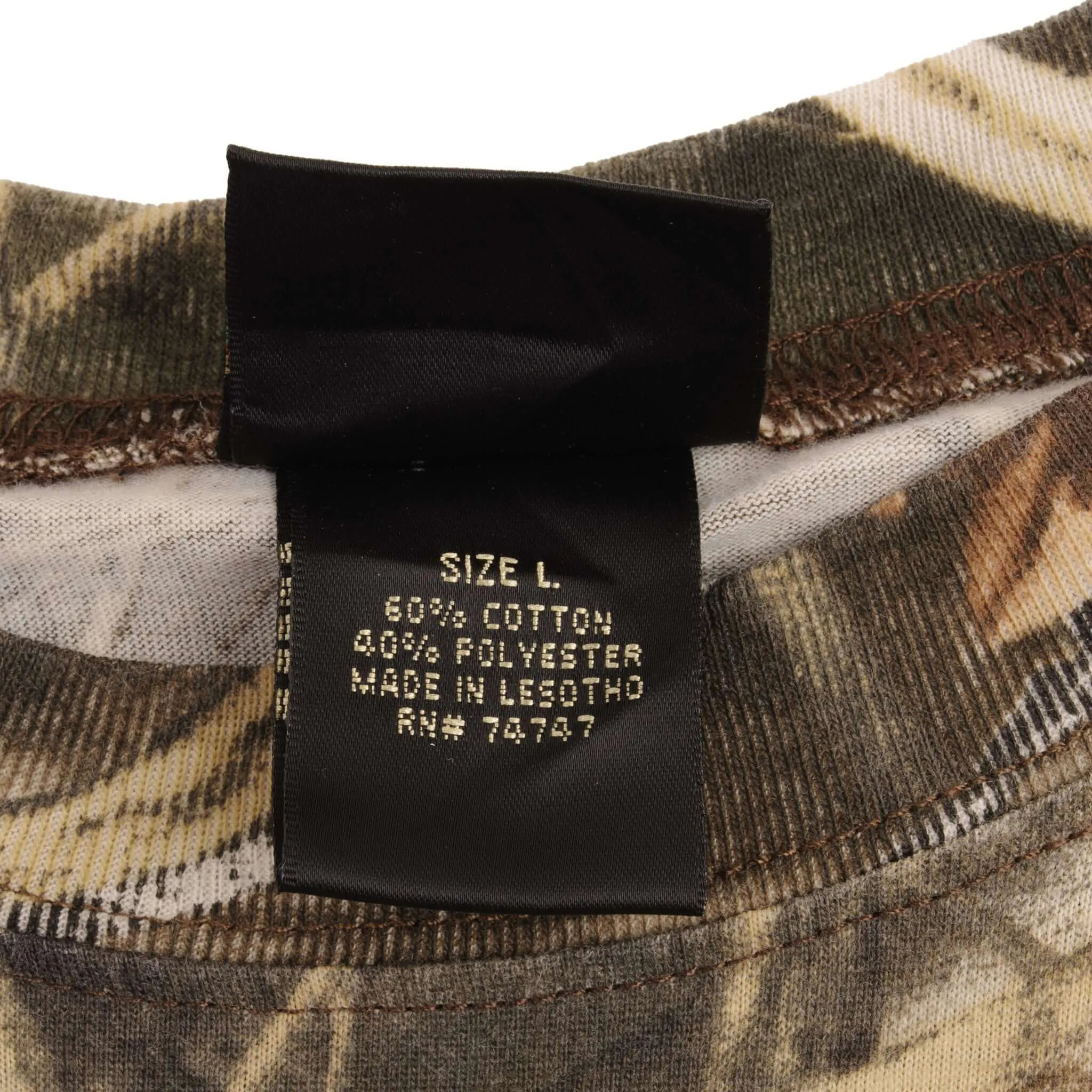 VINTAGE HUNTING ADVANTAGE MAX 4 HD CAMO POCKET TEE SHIRT 2000S SIZE LARGE
