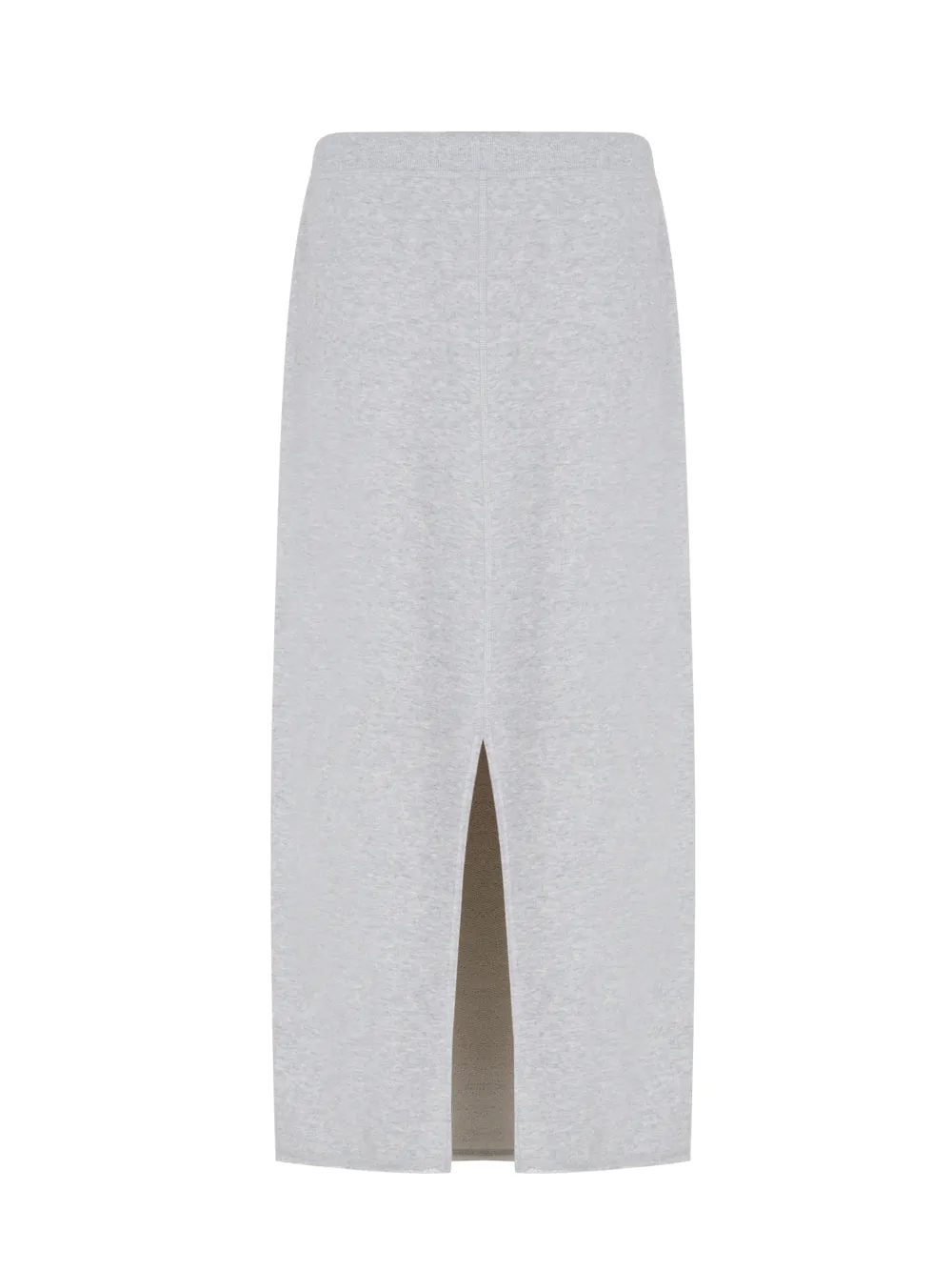 Vintage Terry Midi Skirt (Heather Grey)