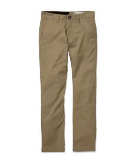 Volcom Frickin Modern Stretch Boys Pants - Khaki