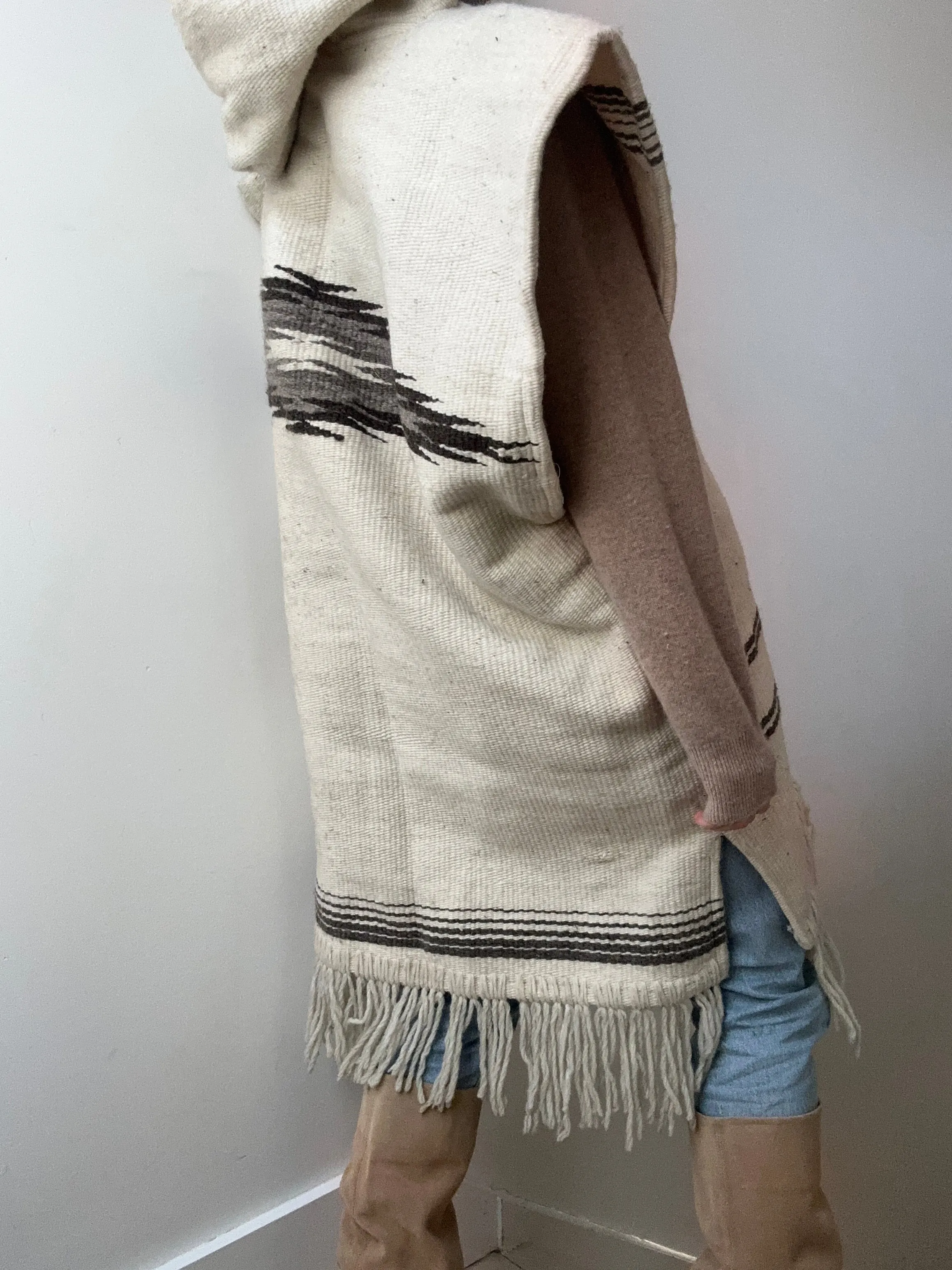 Wool Mexican Poncho