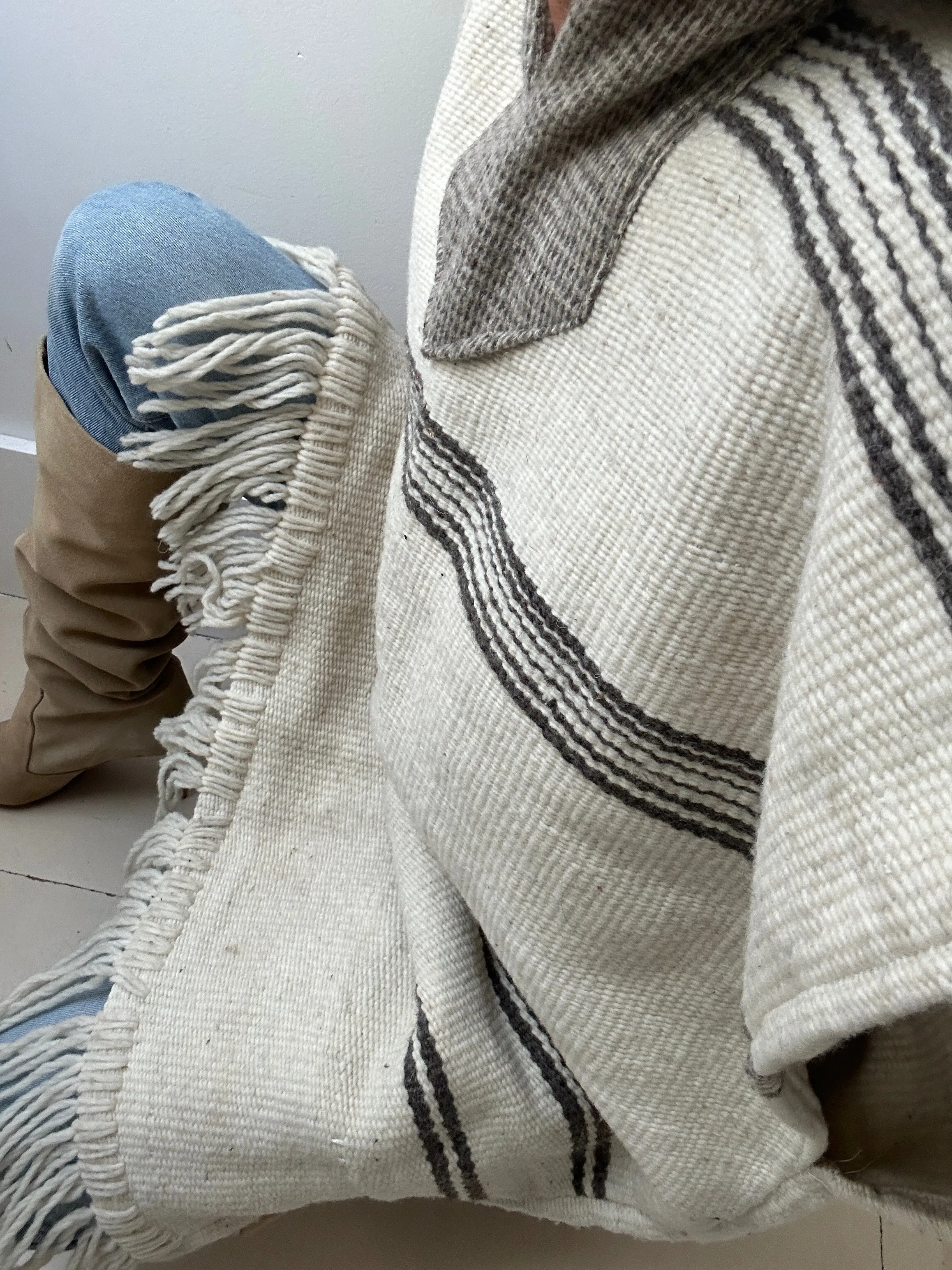 Wool Mexican Poncho