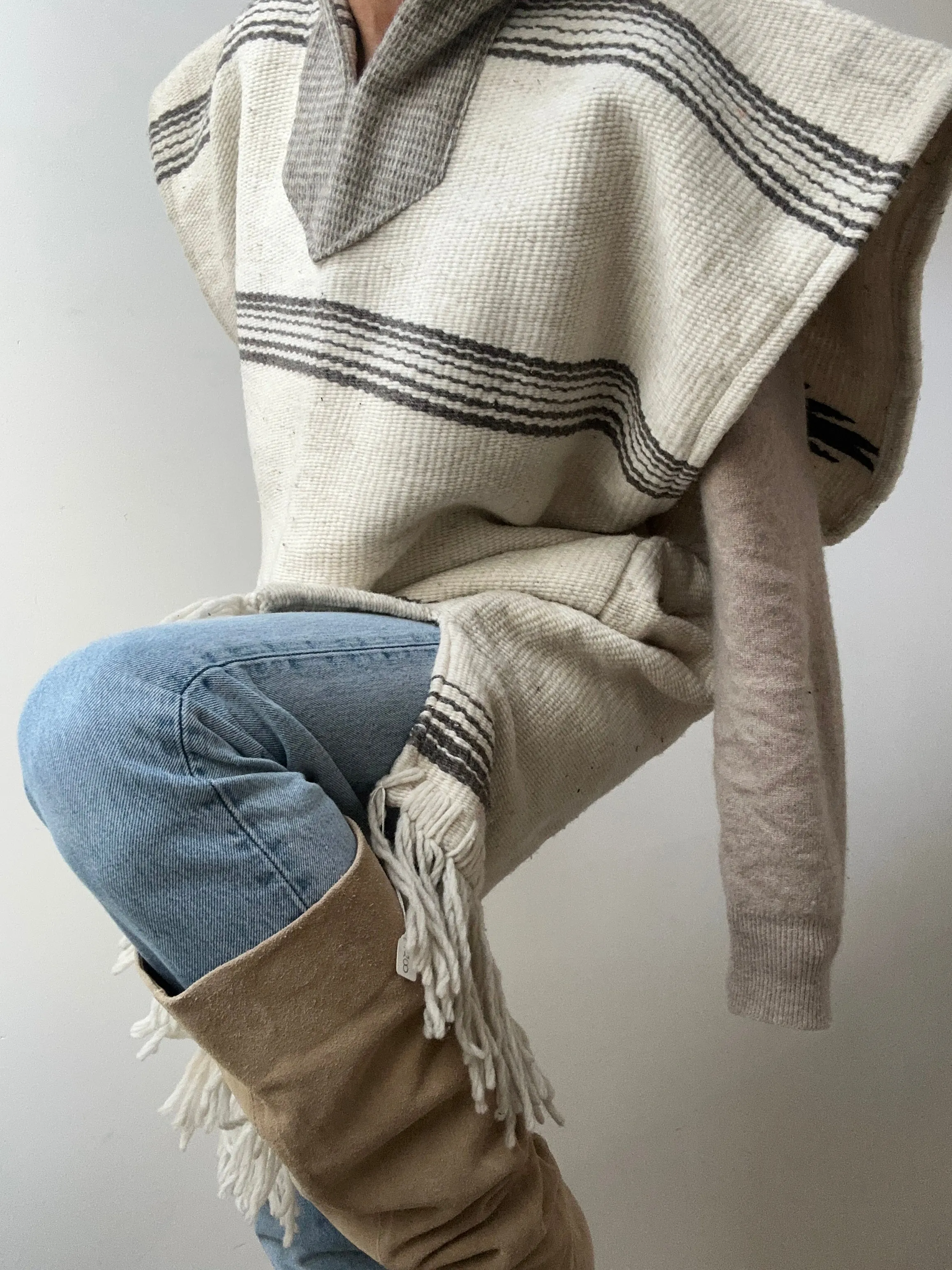 Wool Mexican Poncho